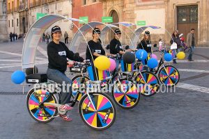 Campañas de publicidad con bicicletas en España