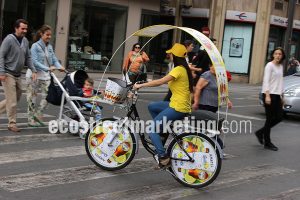 Street marketing bicicleta y segway en Madrid