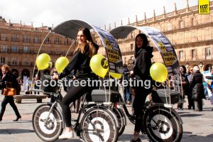 Eco Street Marketing Bicicletas publicidad en Salamanca