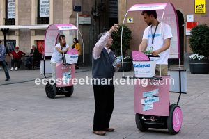 Eco Street Marketing Acción segway promoción ciudad