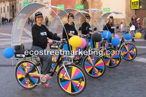Eco Street Marketing Bicicleta publicidad exterior España