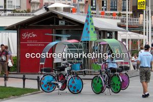Eco Street Marketing Bicicletas Publicidad Gijón