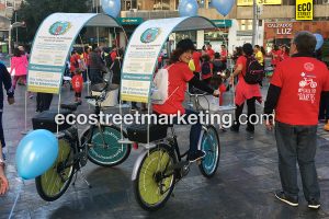 Eco Street Marketing Bicicletas Eventos sampling