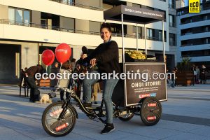 Eco Street Marketing Foodbike Eroski Madrid original