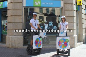 Eco Street Marketing segway apertura de tienda promoción